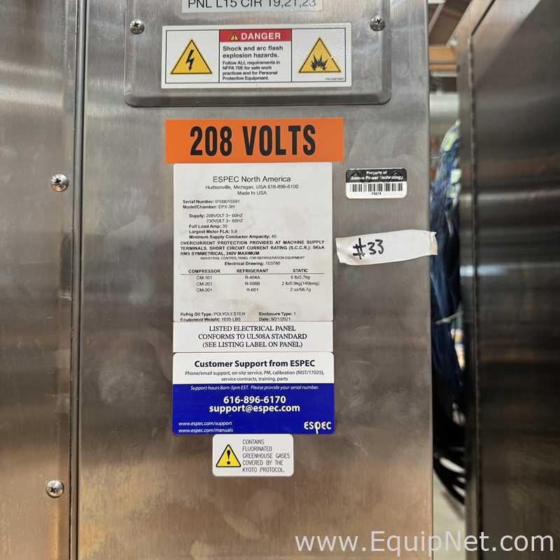 Espec EPX-3H Environmental Test Chamber