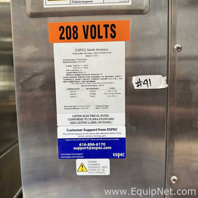 Espec EPX-3HF Environmental Test Chamber