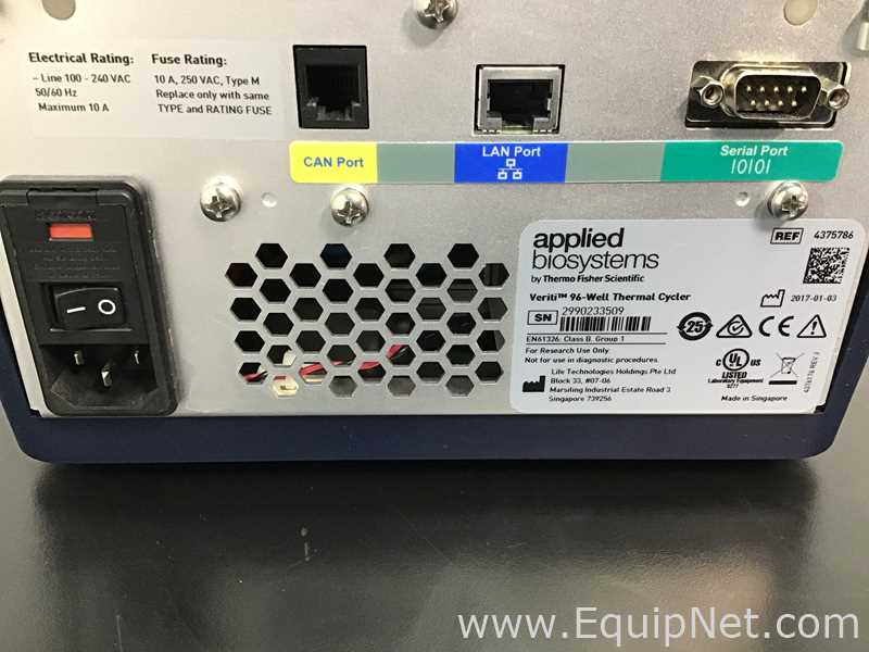PCR y Termociclador Applied Biosystems Veriti 96-Well Thermal Cycler