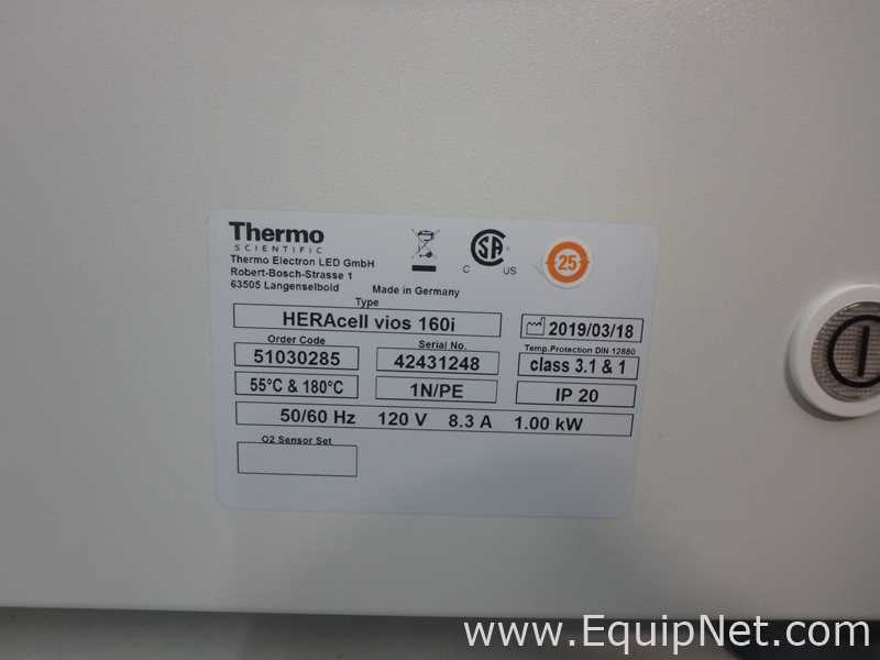 Thermo Scientific Heracell Vios 160i Double Stack Incubators