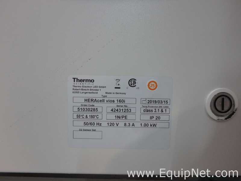 Incubadora Thermo Scientific Heracell Vios 160i