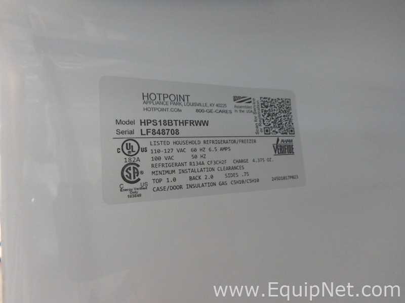 Hotpoint HPS18BTHFRWW Refrigerator Freezer