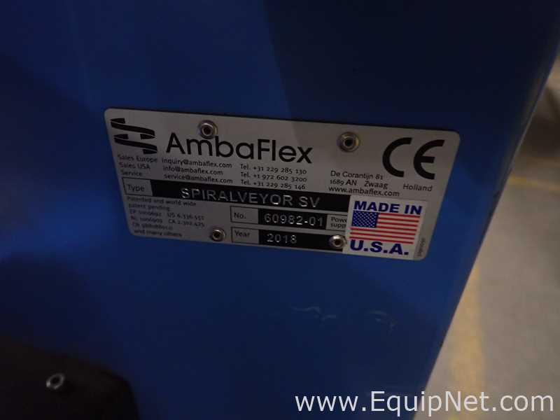 Ambaflex Spiralveyor SV Vertical Spiral Elevating Conveyor