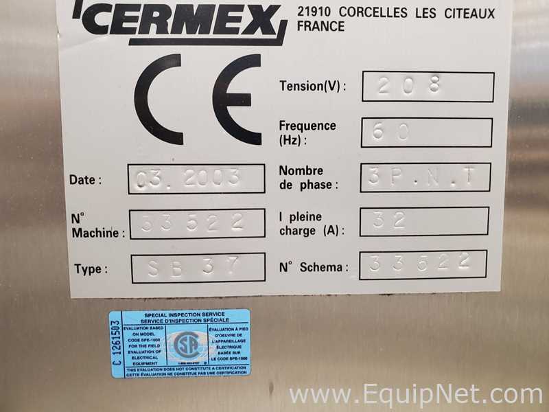 Cermex SB37 Side Load Case Packer Tape Closure