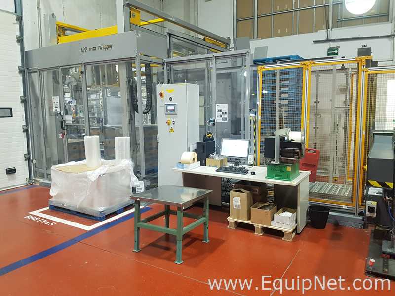 Packaging System with CSI i-Pal 100U PLC Robot and Octopus Automatic Wrapping Machine