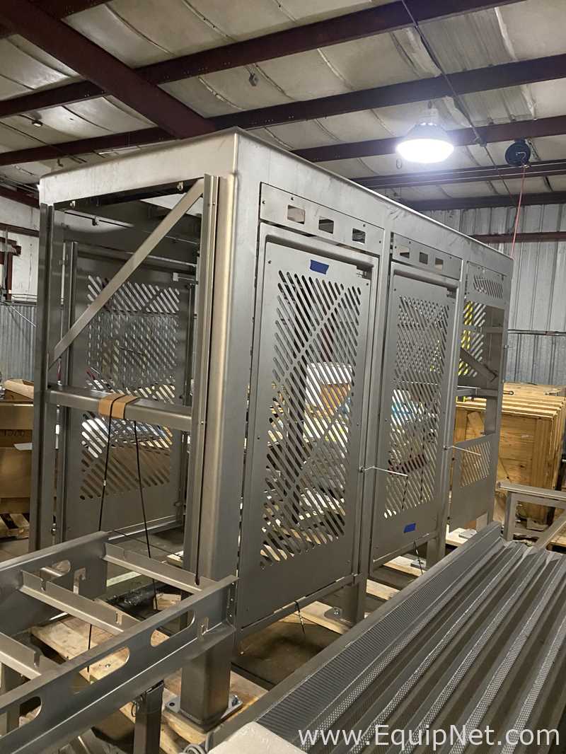 Unused Lot Of Three 12 Foot Automation Cages