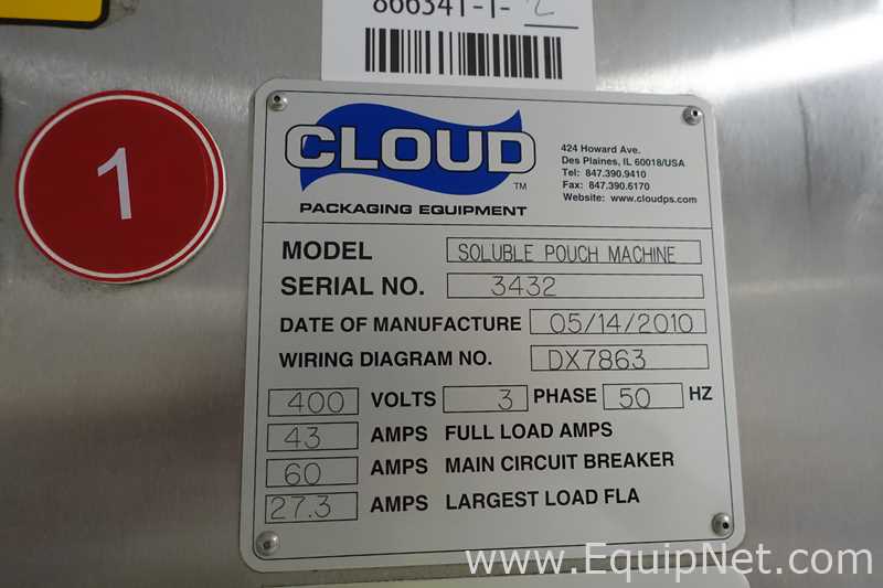 Máquinas para Formado, Llenado, Sellado Cloud Soluble Pouch Machine