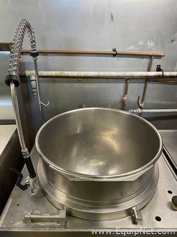 Set of Two 140 L Steam Kettles with Sussman Boiler