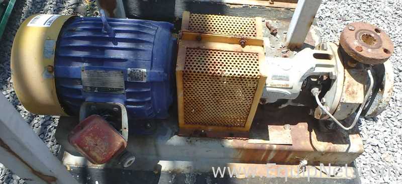 Durco Carbon Steel Centrifugal Pump with 10 HP Motor