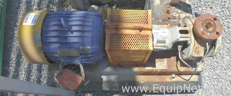 Durco Carbon Steel Centrifugal Pump with 10 HP Motor