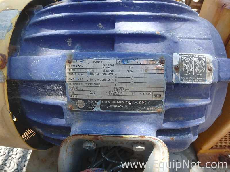 Durco Carbon Steel Centrifugal Pump with 10 HP Motor
