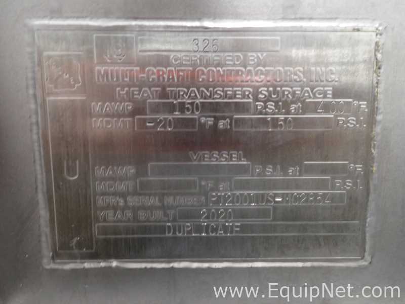 SARTORIUS STEDIM BIOTECH STD Palletank Cubical Jacketed Single Use Mixer
