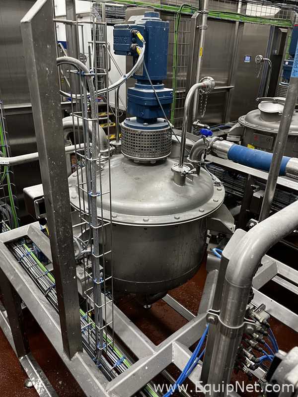 120 Lt Jongerius Technology Stainless Steel Mixing Skid