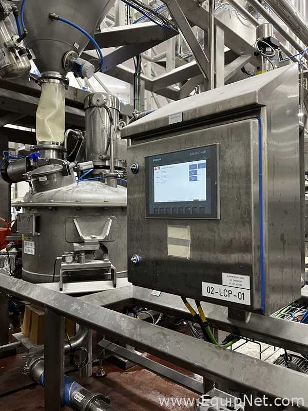 120 Lt Jongerius Technology Stainless Steel Mixing Skid