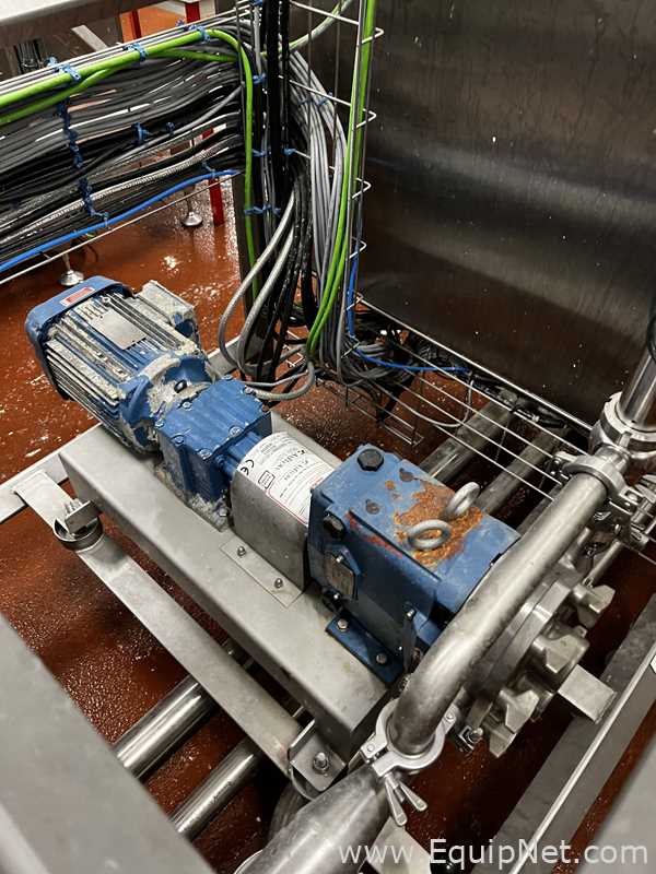 120 Lt Jongerius Technology Stainless Steel Mixing Skid