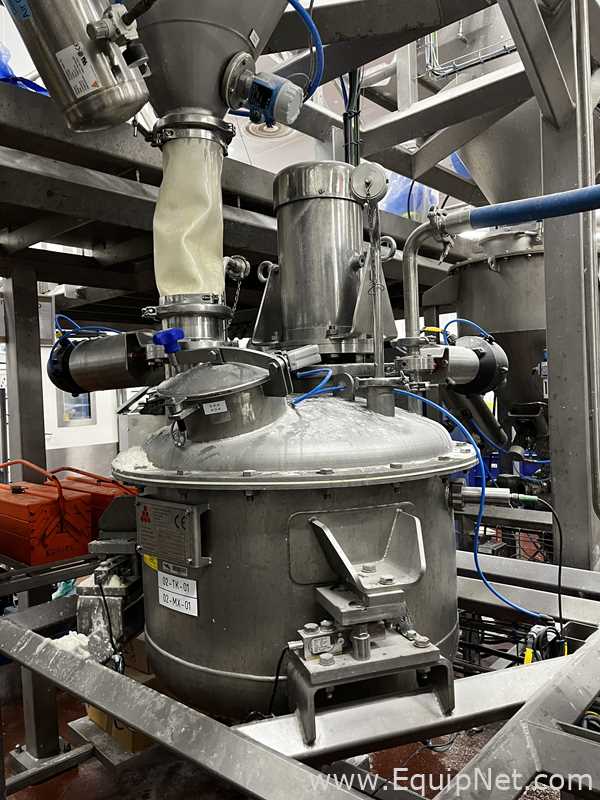 120 Lt Jongerius Technology Stainless Steel Mixing Skid