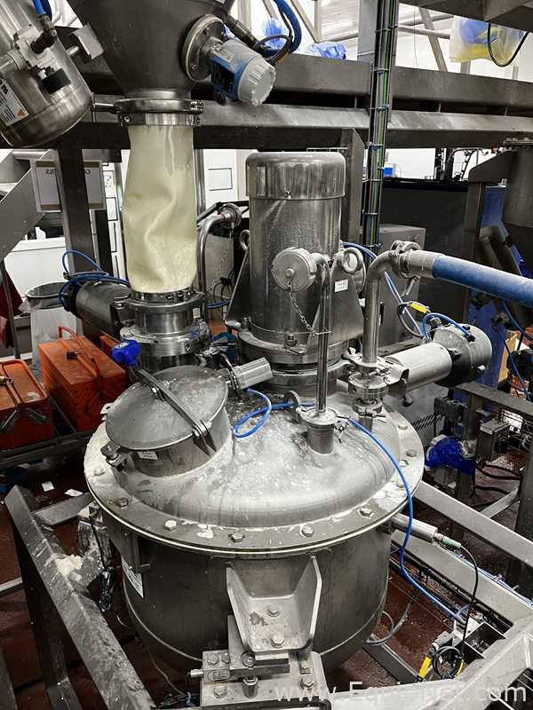 120 Lt Jongerius Technology Stainless Steel Mixing Skid