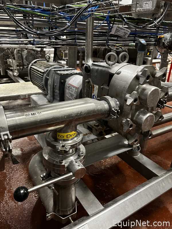 120 Lt Jongerius Technology Stainless Steel Mixing Skid