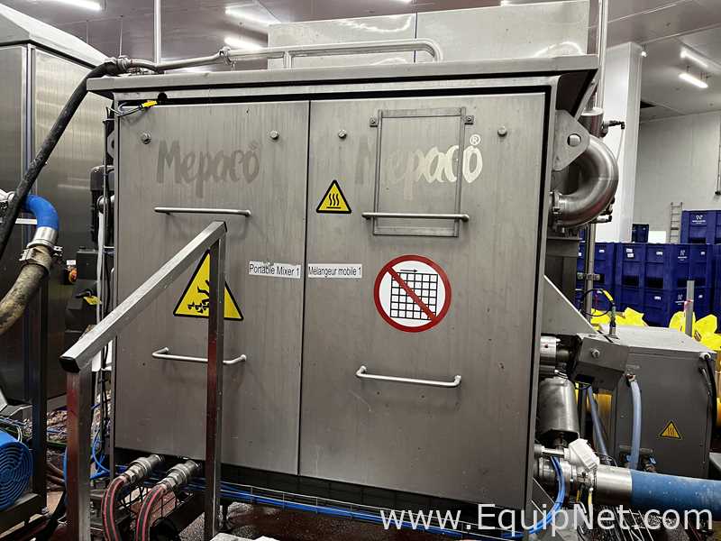 Mepaco 170 Double Ribbon Mixer Cooker 1000 Lb