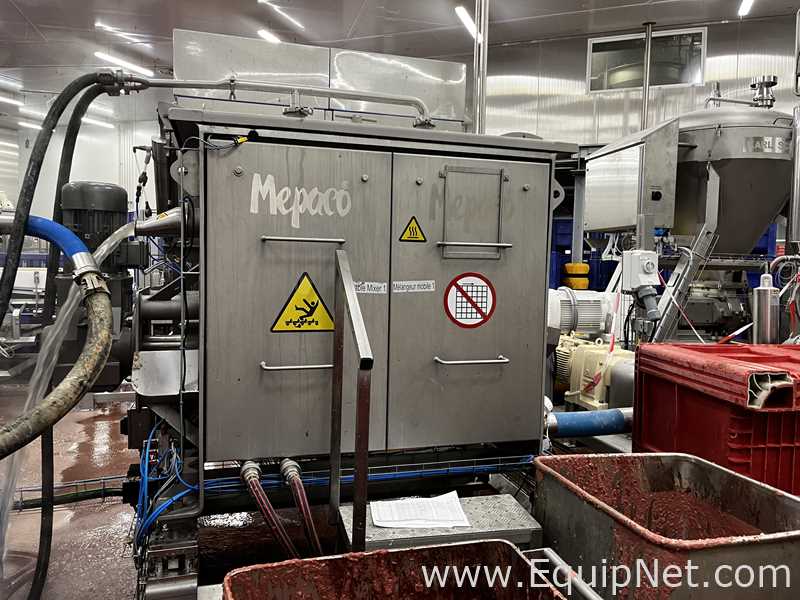 Mepaco 170 Double Ribbon Mixer Cooker 1000 Lb