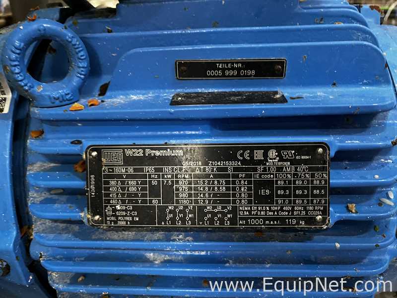 Mepaco 170 Double Ribbon Mixer Cooker 1000 Lb