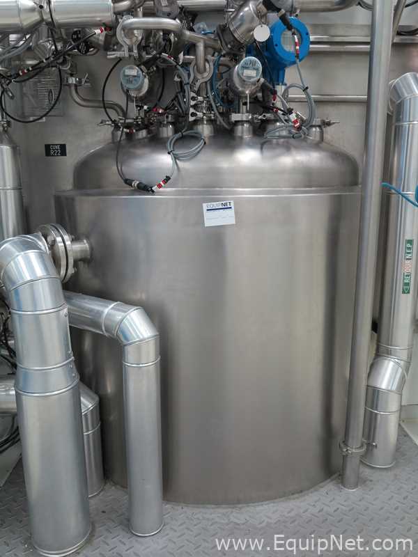 800 Lt 3D France Stainless Steel Jacketed Tank