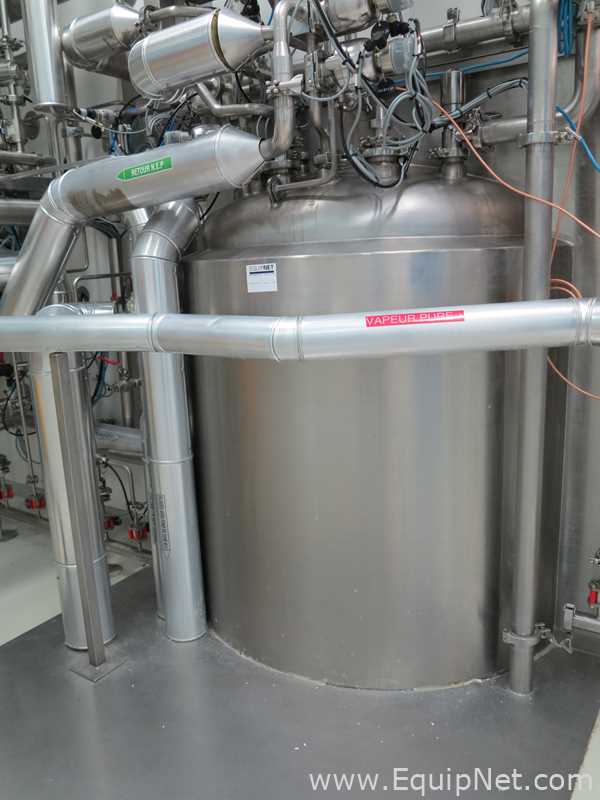800 Lt 3D France Stainless Steel Jacketed Tank