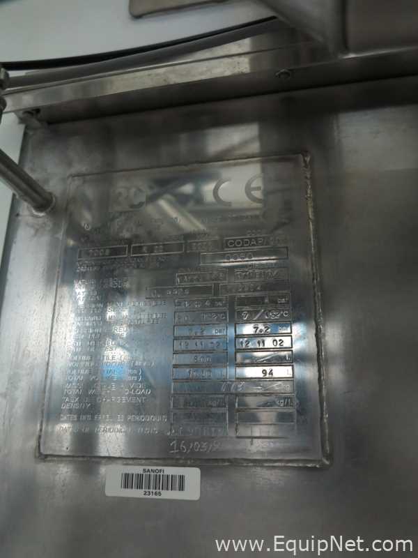 800 Lt 3D France Stainless Steel Jacketed Tank