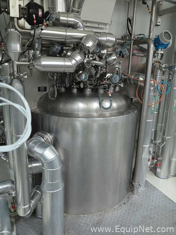 600 Lt 3D France Stainless Steel Jacketed Tank