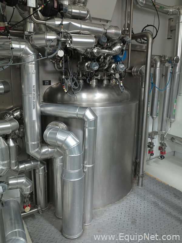 600 Lt 3D France Stainless Steel Jacketed Tank
