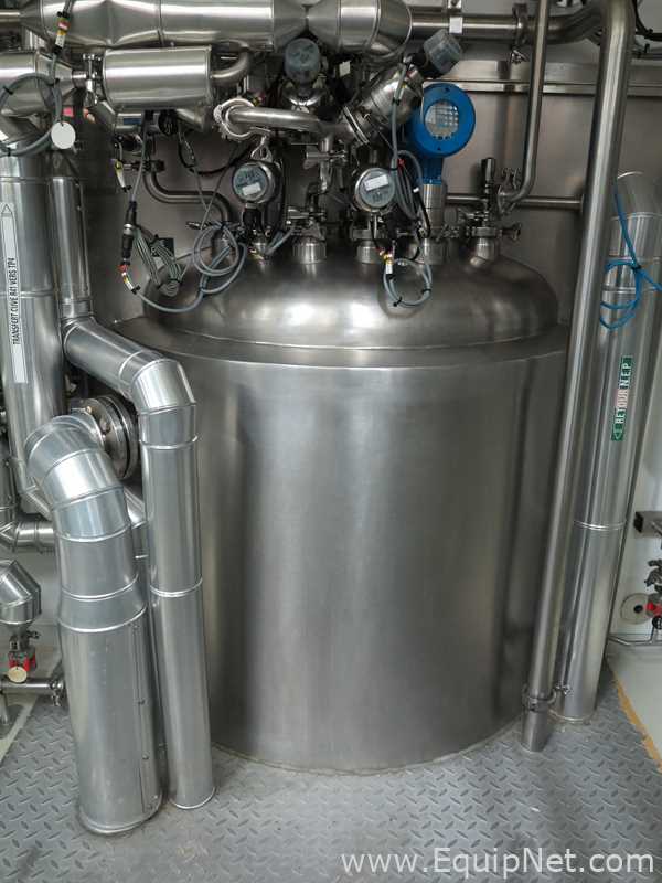 600 Lt 3D France Stainless Steel Jacketed Tank