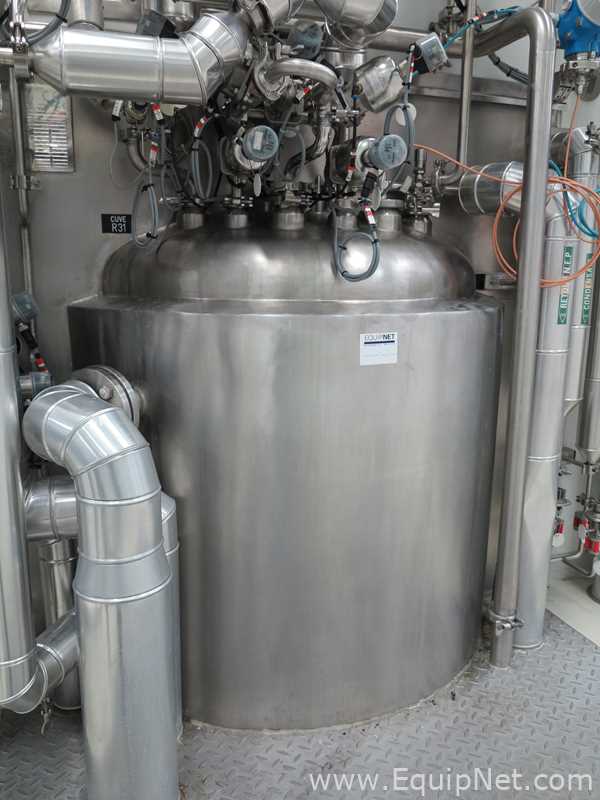 600 Lt 3D France Stainless Steel Jacketed Tank