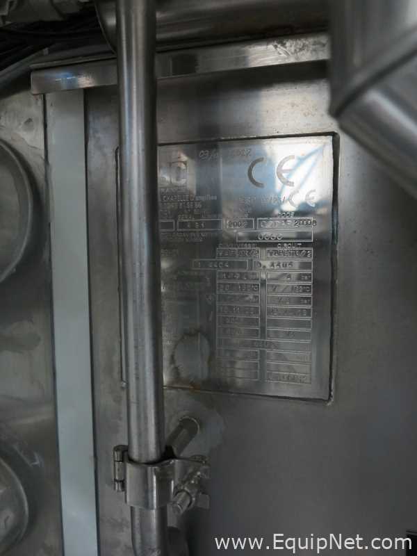 600 Lt 3D France Stainless Steel Jacketed Tank