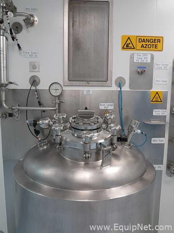 600 Lt Stainless Steel Jacketed Tank