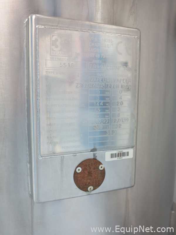 200 Lt 3D France Stainless Steel Jacketed Tank