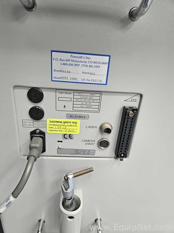 Microscópio Zeiss Inc. Opmi CS NC-2 Surgical Microscope