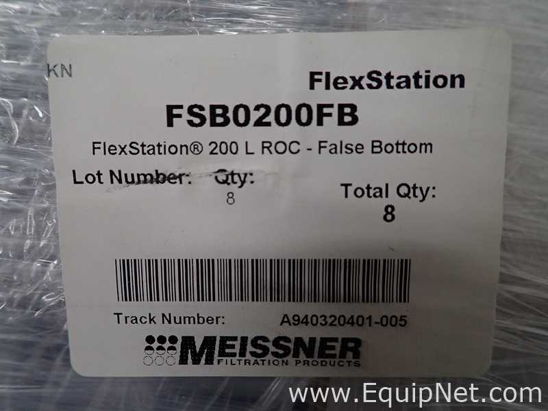 Unused Lot of 8 Meissner FSB0200FB FlexStation Single Use Bag Holders
