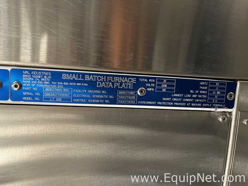 Horno para Procesos Térmicos Sandvik LT-1312
