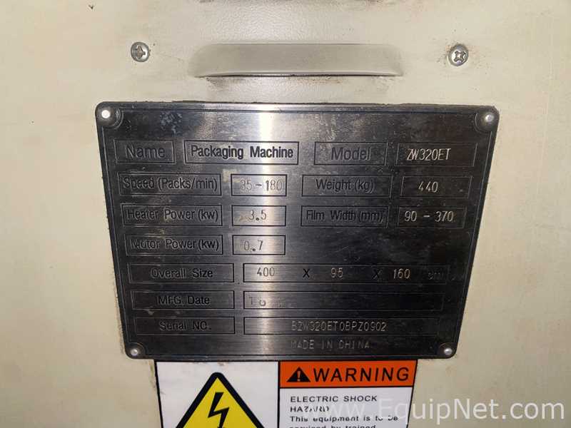 Lot Of Two Soontrue ZW320ET Baked Wafer Packaging Machine
