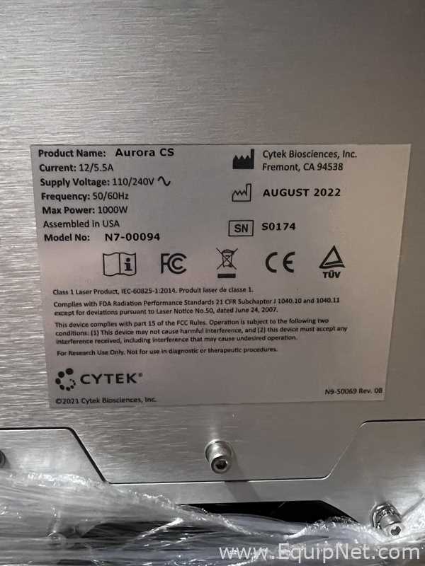 Citômetro Cytek Aurora CS N7-00094
