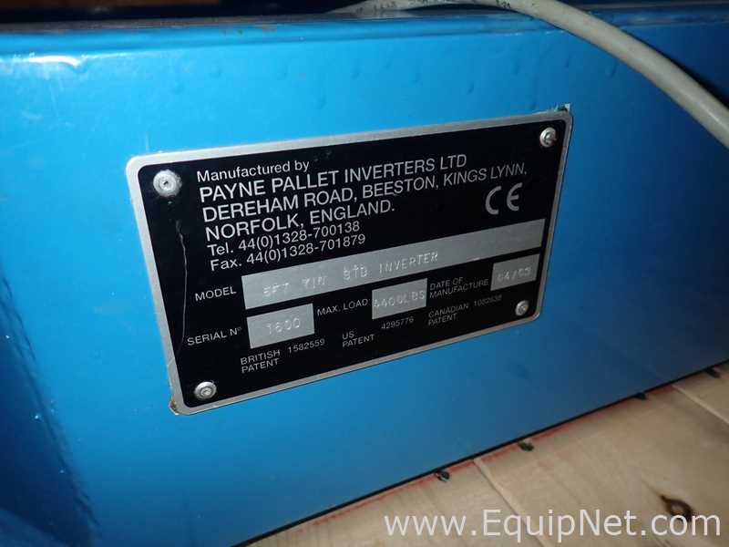 Payne Pallet Inverters Ltd 5FT-7IN STD Inverter Pallet Inverter