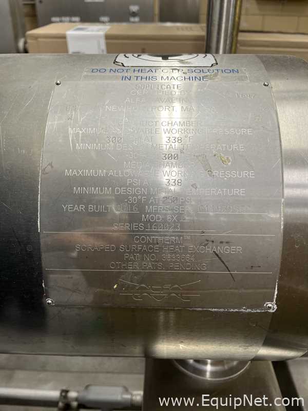 Heat Exchanger Skid With Alfa Laval Contherm 6X6 Heat Exchanger APV R5IT Plate Heat Exchanger