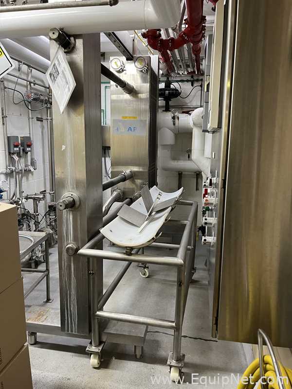 Heat Exchanger Skid With Alfa Laval Contherm 6X6 Heat Exchanger APV R5IT Plate Heat Exchanger