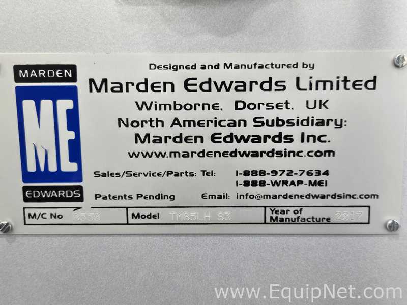 Envolvedora/Encelofanadora/Atadora Marden Edwards Limited Co TM85LH S3