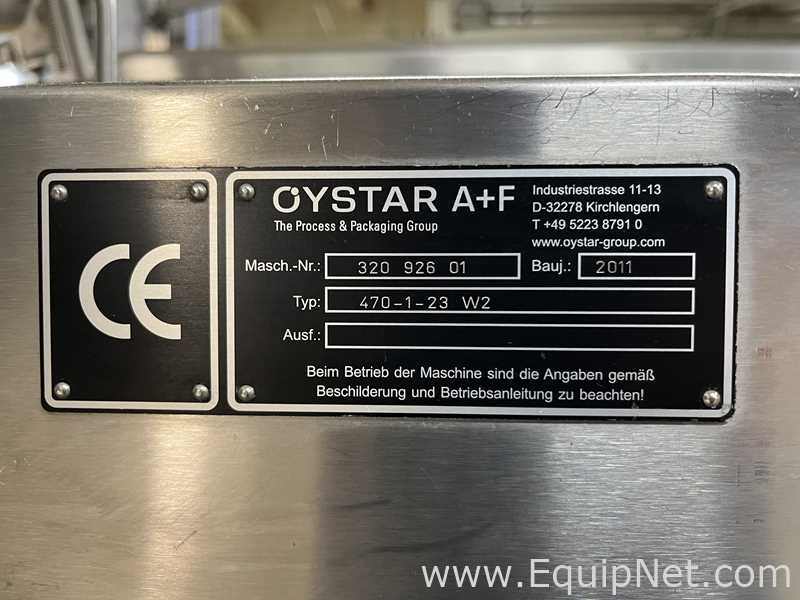 Encajadora Oystar Packaging Technologies 470-1-23 W2