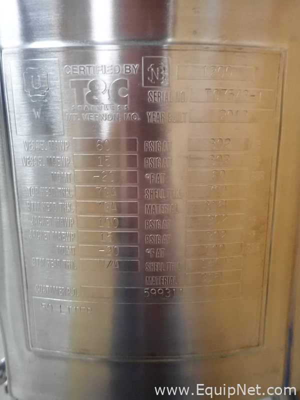 Tanque Acero inoxidable T and C Stainless 