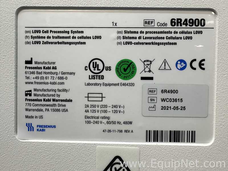 Procesador Fresenius Kabi LOVO