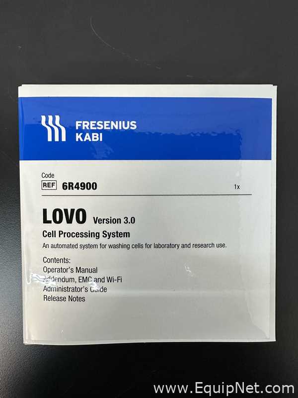 Procesador Fresenius Kabi LOVO