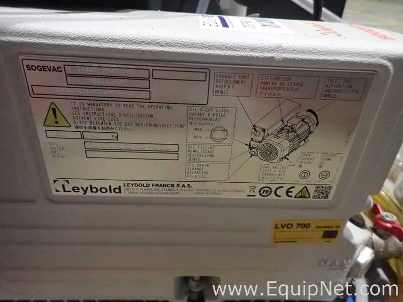 Bomba de Vacío Leybold Sogevac SV 65 BI FC