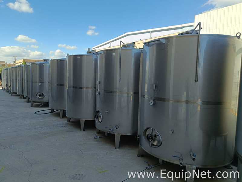 TanquedeAlmacenamientodeAceroInoxidableAISI304VerticalAcabado2BFinishMatt1.4301Capacidad5000L Celene